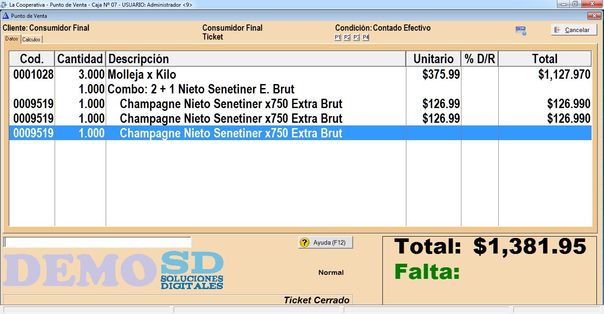 SD Gestion Medium Sper- Punto de Venta - Operacion