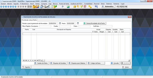 SD Gestion Medium Sper- Novedades